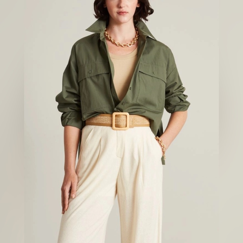 Weekend Max Mara Label-cut Raffia Effect Belt Size: Medium Spring/Summer - Picture 3 of 6